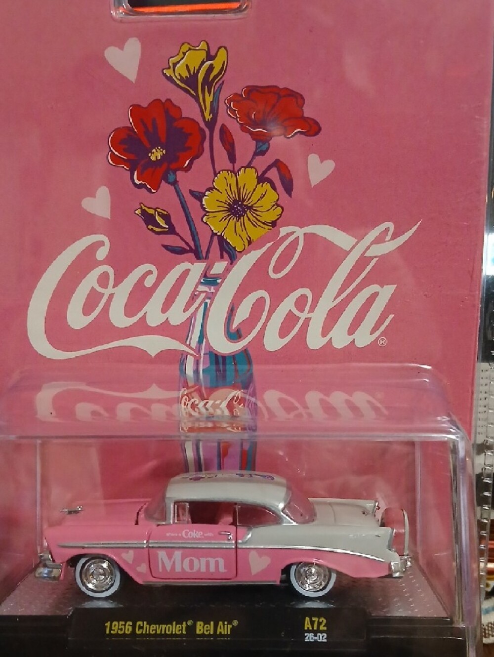 Coca-Cola Pink Floral Collectible Diecast Car